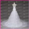 2015 New Fashion Mermaid Sweetheart Ruched Sash Hand-made Flowers Alibaba Wedding Dresses